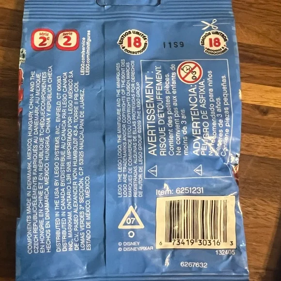 5 Lego Minifigures Disney Blind Bags Series 2 - Picture 4 of 5